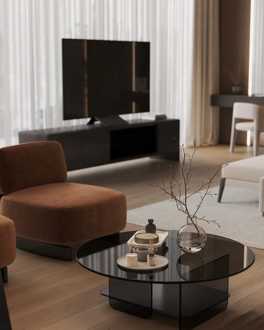 Sunti Villas — master suite lounge